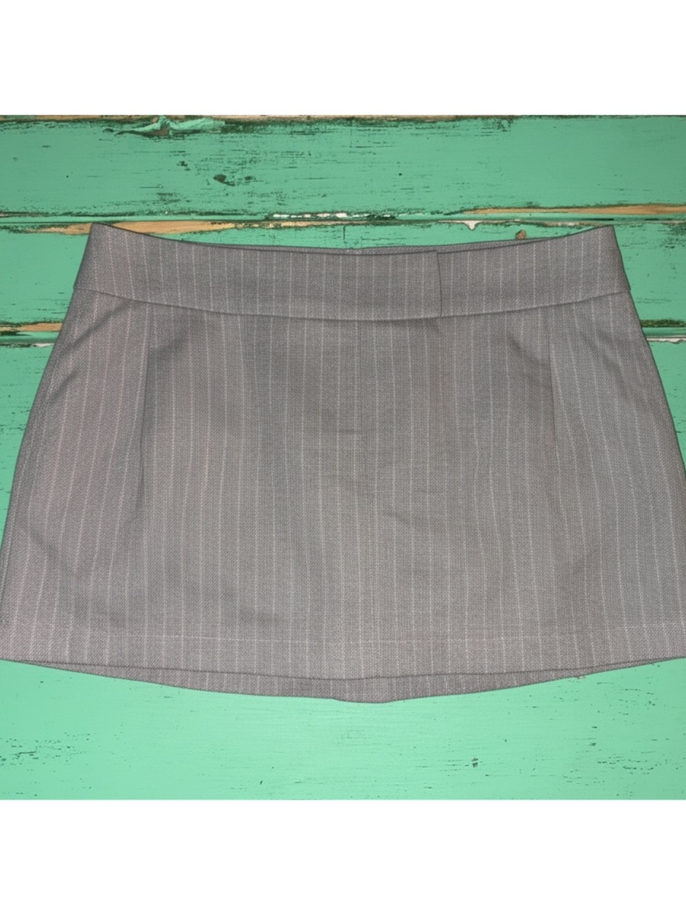 Classic Gray Pinstripe Women's Skort